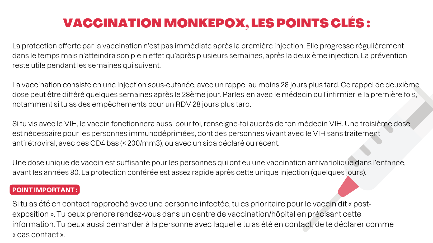 focus vaccination monkeypox