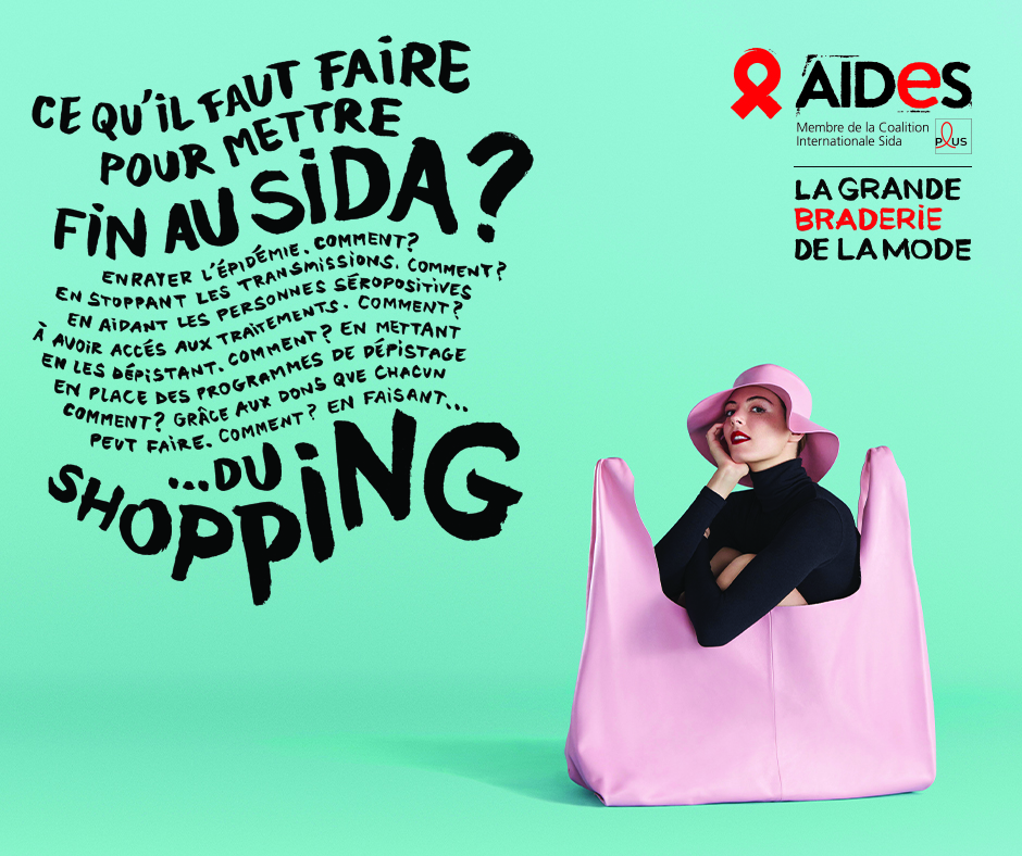grande braderie de la mode marseille pantin 2021 association asso aides vih sida ist hépatites solidarité shopping solidaire prévention actions santé sexuelle
