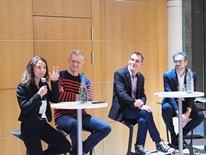 Anne Bouferguène, Michel Simon, Laurent Pallot et Jean Spiri, intervenants-es de la table ronde.