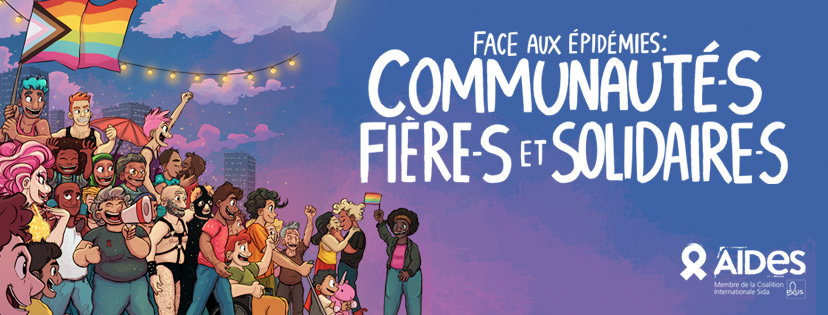 17 mai idahot 2021 silver illustrations communautés fières et solidaires épidémies VIH Covid-19