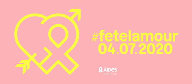#fetelamour vih sida ist santé sexuelle dons collecte évenement e-event culture musique cinéma solidarité stars
