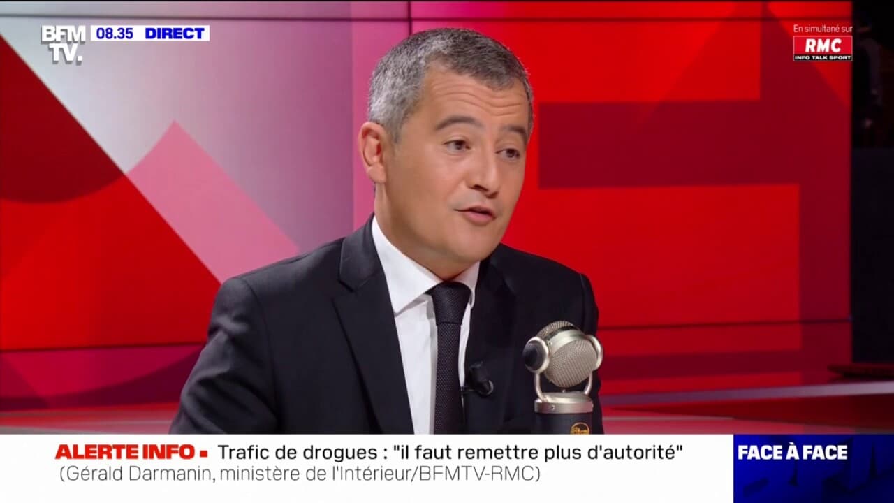 Gerald Darmanin Ministre Intérieur BFMTV