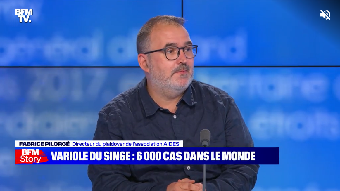 fabrice pilorgé aides plaidoyer variole du singe