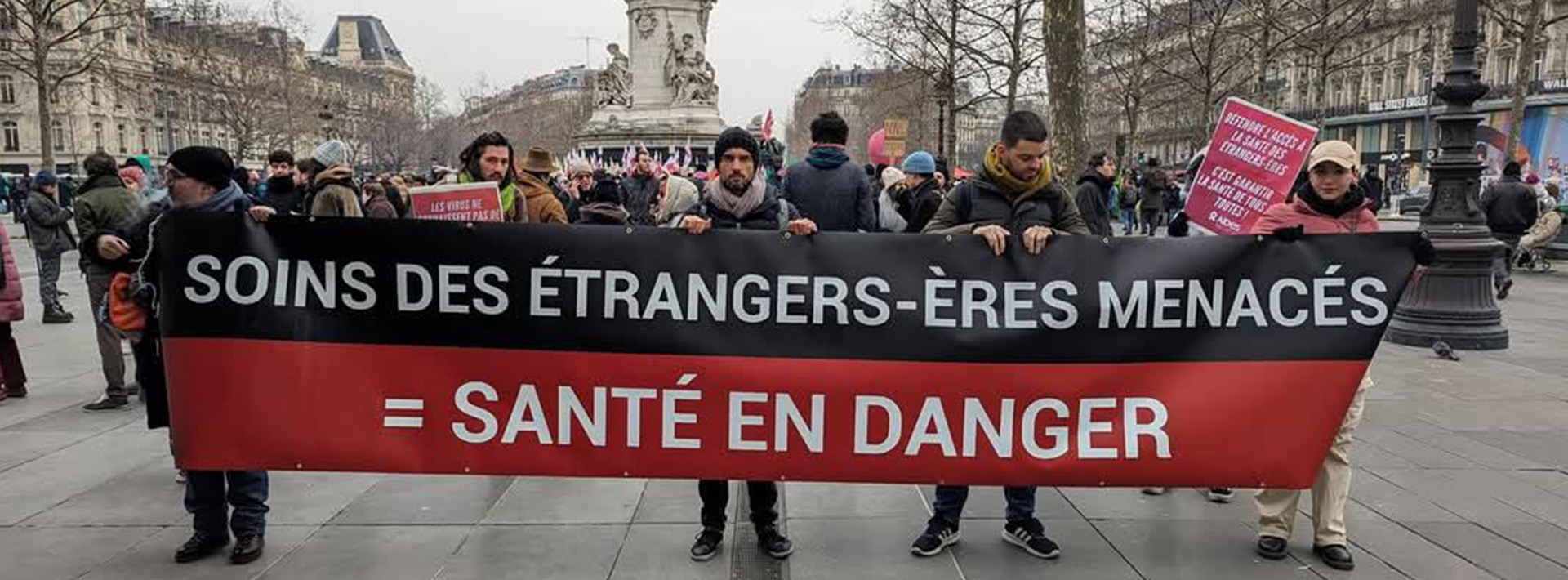 manifestation AIDES droit au séjour pour raisons médicales