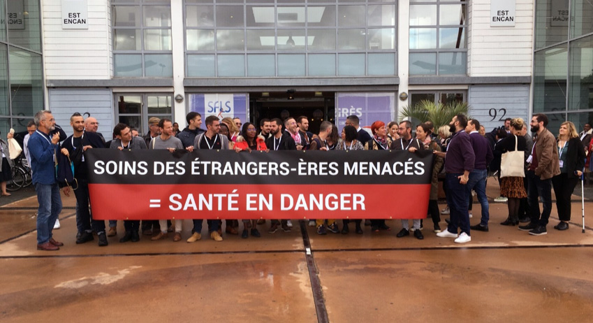 Les  militants-es de la lutte contre le VIH/Sida se sont réunis-es à l’occasion de la Société Française de Lutte contre le Sida