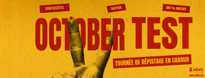 October Test Tournée de dépistage en Caarud
