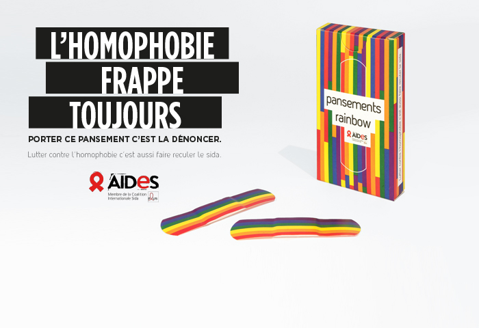 porter ce pansement pour dénoncer l'homophobie