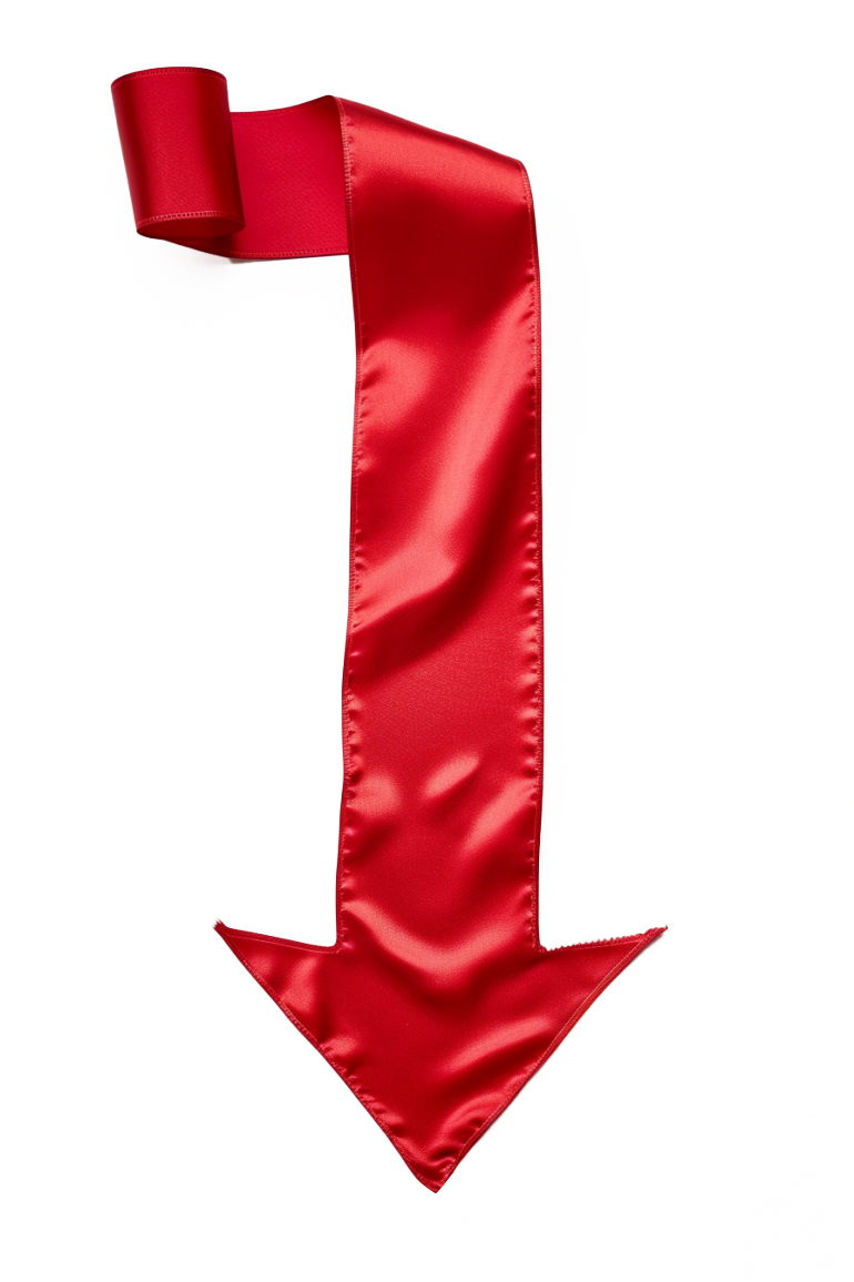 capuches_A_red_satin_ribbon_shaped_as_a_direction_arrow_white_b_c069f63f-65ec-4c7f-9e95-02ce5c137b03.jpg