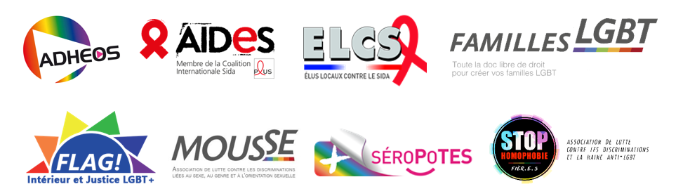 Logos des associations signataires